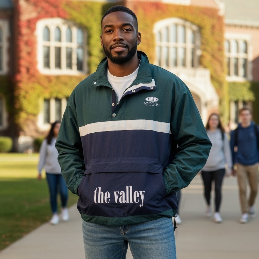 Vintage MVSU Mississippi Valley State University Windbreaker Pullover Jacket XXL